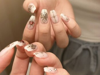 ホーク(Hawk...)の写真/デザイン力の高さが自慢のサロン☆アートサンプル多数ご用意♪あなただけのネイルをご提案します。