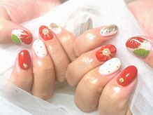 ネイルサロンブリス(nail salon Bliss)/☆華やかな和柄ネイル☆