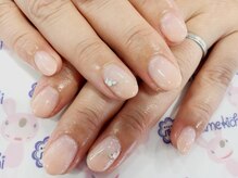 ネイルサロン 爪吉/清潔感のあるシンプルネイル♪
