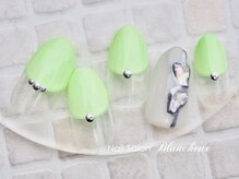 ネイルサロン ブランシュール(Nail Salon Blancheur)/メタル囲みシェル