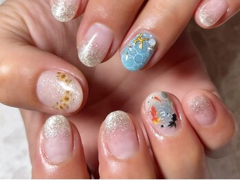 レディグリッター(Lady glitter)/向日葵&金魚&ラグーン