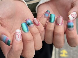 個性派アートニュアンスネイル