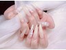 【Hand】チップ長さだし　４本シンプル持ち込み　¥10900