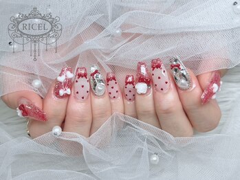 リシェル 原宿店(Ricel)の写真/韓国ネイル・ワンホンネイルパーツ豊富！つけ放題メニューも人気★[原宿/韓国ネイル/ワンホンネイル/Y2K]
