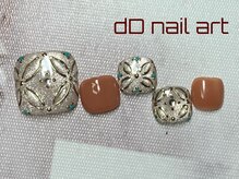 ディーディーネイルアート(dD nail art)/フットdesignアートコース¥7,700