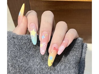 ミカネイルズ 心斎橋店(Mika Nails)の写真/【心斎橋/四ツ橋】モチの良い長さだし/スカルプが大得意！あなたにあったものを提案します☆持ち込み◎