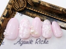 アグニークリッシェ(Agunik Riche)/【花柄ネイル】
