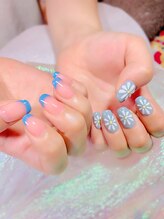 小町ビューティラボ(BeautyLabo)/ガーリーな春ネイル