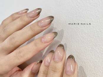 マリーネイルズ 大阪梅田店(MARIE NAILS)/定額8250円0128d透明感