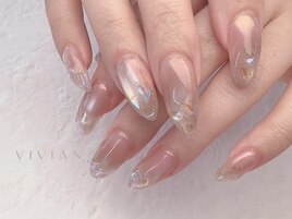ラメグラ　クリア　シンプル