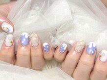 ネイルサロンブリス(nail salon Bliss)/☆可愛いサンタのXmasネイル☆