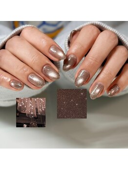 アスネイル(asu nail)/マグネット+ラメ