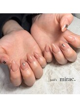 ネイルズミラク(nail's mirac.)/透け感クロムネイル