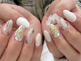 大理石ネイル