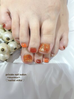 プライベート ネイルサロン マーマ(murmur)/テラコッタネイル