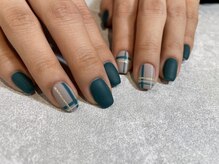 ネイルサロン アベックトイ 渋谷(Avectoi)/冬のチェックネイル