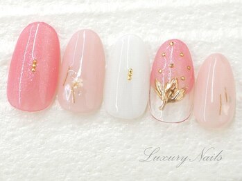 ラグジュアリーネイルズ アカバネ(Luxury Nails Akabane)/ジューシー*イチゴネイル