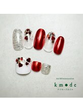 ケイモードネイル(kmode)/ハートのバレンタインネイル