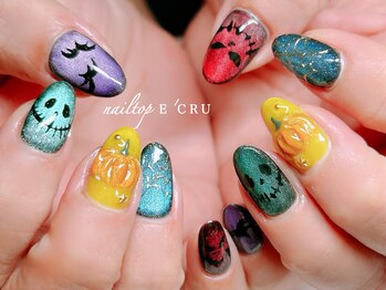 ネイルトップエクル(nail top E CRU)/マグネットハロウィン