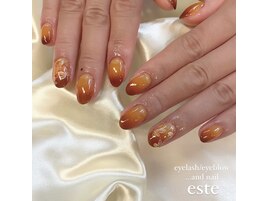 紅葉ネイル         ネイル 国立