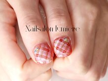 リュミエール(Lumiere)/チェックネイル