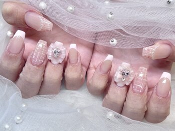 モカ 京橋(moca)/【Ayano】ピンクネイル