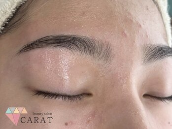 カラット(CARAT)の写真/美眉WAX脱毛4400円◎垢抜け眉でより魅力的なお目元に♪あなたに合った魅力的なデザインをご提案します。