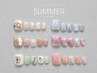 フットネイル【選べる定額夏デザイン全6種★】特別価格All￥7000