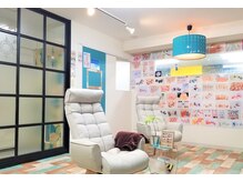 ランブルネイル(RAMBLE NAIL)の雰囲気（フット専用の個室です★様々なネイルデザインをご用意しています）