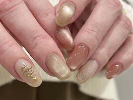 クリスマスツリーネイル