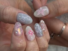 シェリーラメール 渋谷(cherielamer)/ハイビスカスネイル