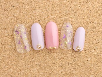 ネイルサロン ブランロール 白金店(Nail Salon Blanl'or)/さり気なフラワー♪