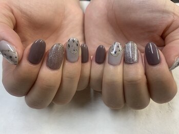 アバネイル 名駅店(AVA NAIL)/ダルメシアン大人ネイル