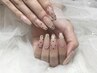 【学割U24】ハンド◆ 10本長さだし＋120分持ち込みアートコース¥8980