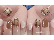 サロン エイト(salon Eight)の雰囲気（定額デザイン》チェック柄…ミルクチョコ色ににカラー変更！）
