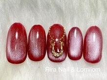 リラ(RIRA)/マグネット×馬蹄ネイル