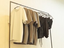 更衣室　ウェアー、タオルもご用意させていただきます！