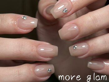 モアグラム 池袋東口店(More Glam)/ワンカラー　ストーンつけ放題