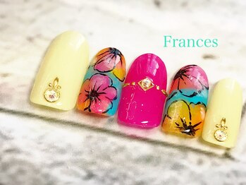 フランセス(Frances)/サマーフラワーネイル