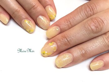 パラジェル認定サロン メールメール 池袋店(MereMer)/グラデーションフラワーアート