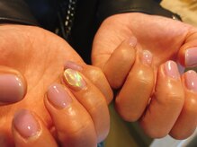 モグネイル(Mogunail)/4月定額デザインAコース氷ネイル