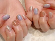 ラルネイル 大宮(Lull. nail)/＃ニュアンス＃キラキラ＃ミラー