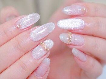 幻之花ネイル/マグネットネイル ビジュー