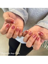 アンジュクレール(Ange Clair)/ピンクマグネットネイル