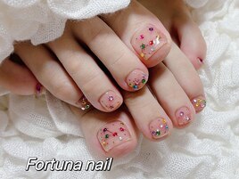 フット持ち込み星座ネイル