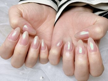 サロン アミリー(Salon Amiely)/ホワイトミラーorオーロラネイル