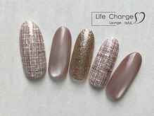 ライフチャージ(LifeCharge)/ツイードネイル