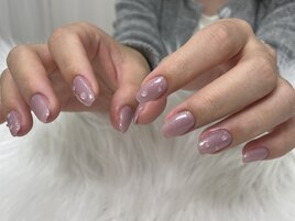 パープル×水滴
