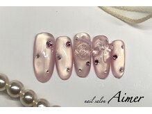 エメ(Aimer)/新作☆韓国・ワンホンネイル♪