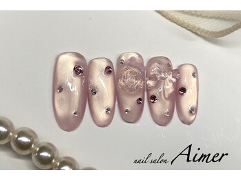 エメ(Aimer)/新作☆韓国・ワンホンネイル♪